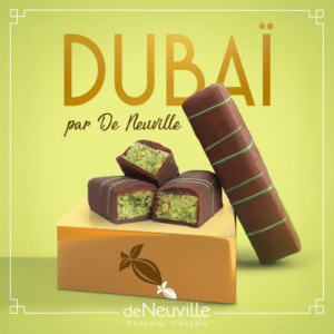 Chocolats de Dubaï : praliné pistache