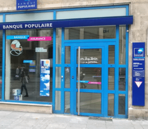 devanture banque populaire