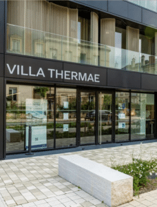 devanture hôtel villa thermae